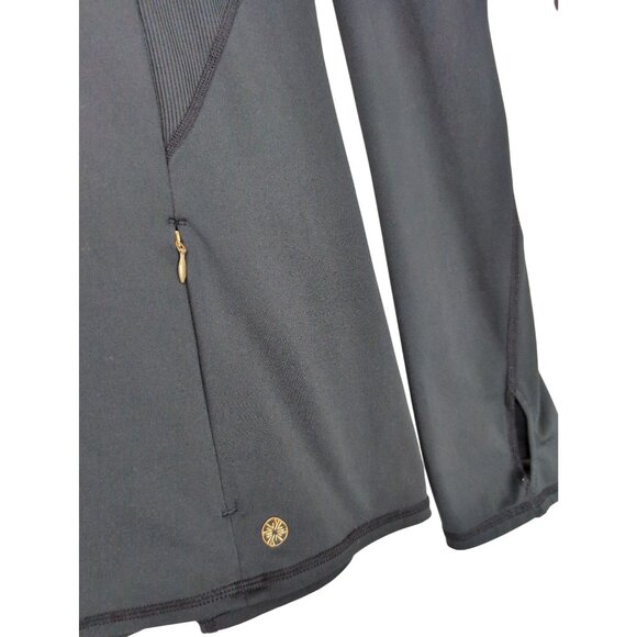 Lilly Pulitzer Tennison Luxletic Jacket Womens XL Black Full Zip Athletic Gym - Picture 9 of 14